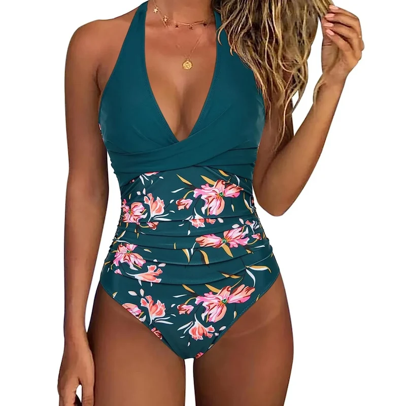 Frauen Bademode High Cut Bikini Set Sexy Push Up Badeanzug Damen Tanga Swimwear