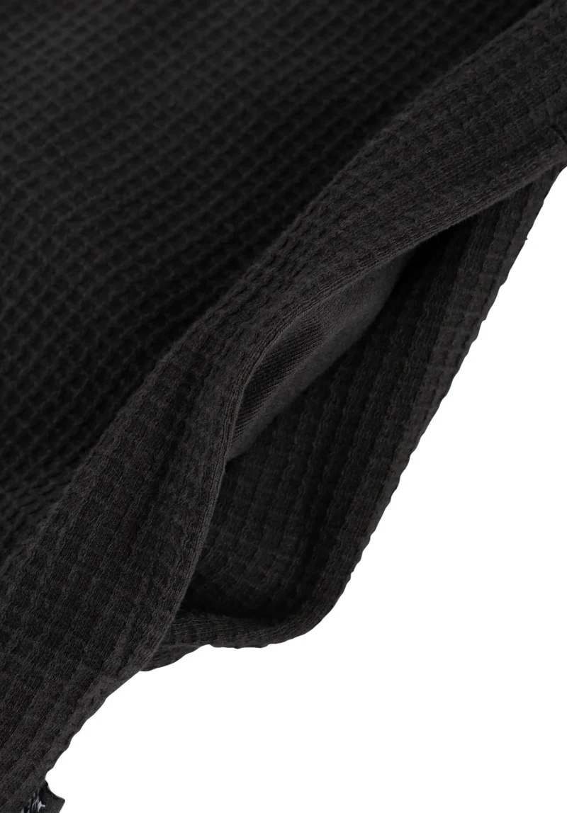 Sliver Waffle Knit Zip