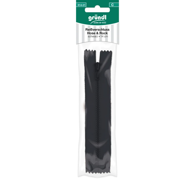 Reißverschluss Hose und Rock, 14 cm