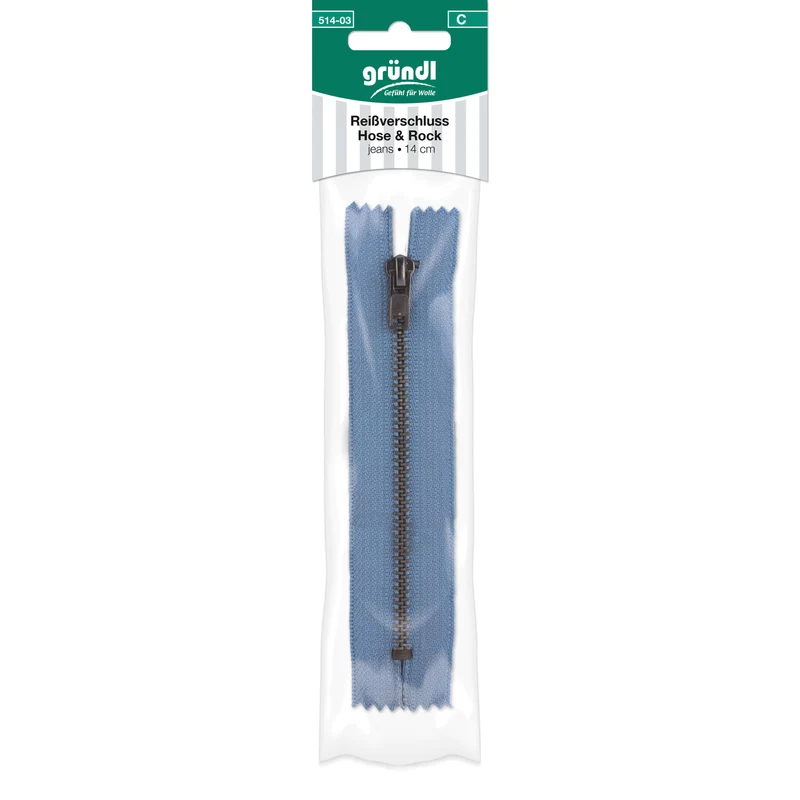 Reißverschluss Hose und Rock, 14 cm
