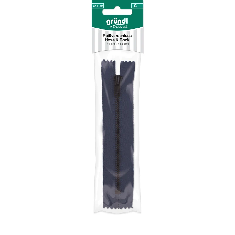 Reißverschluss Hose und Rock, 14 cm