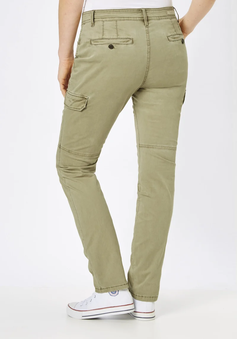 PADDOCK'S - PINA Cargo Jeans, Slim Fit, High-Waist, Capulet Olive