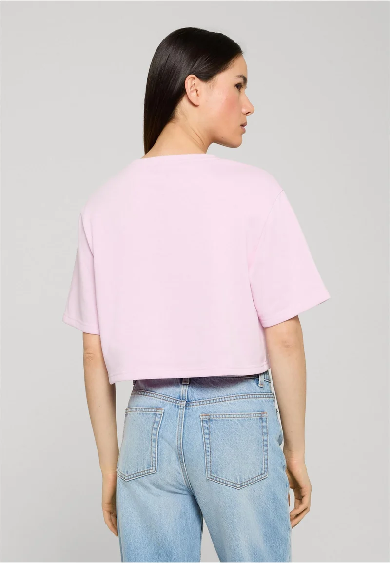 Ladies Light Terry Cropped Tee