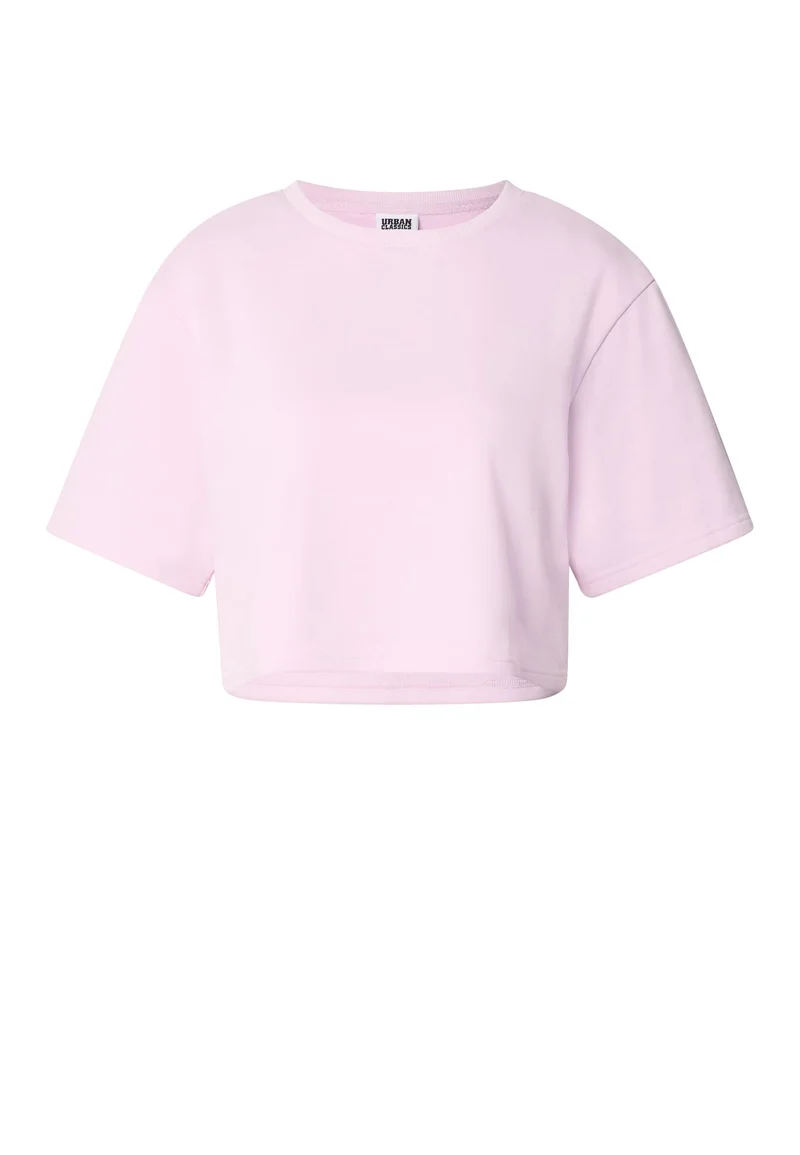 Ladies Light Terry Cropped Tee