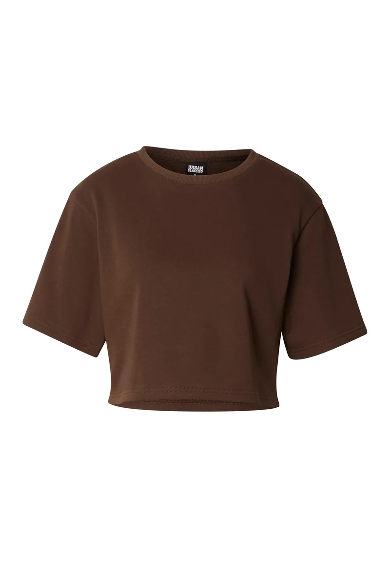 Ladies Light Terry Cropped Tee