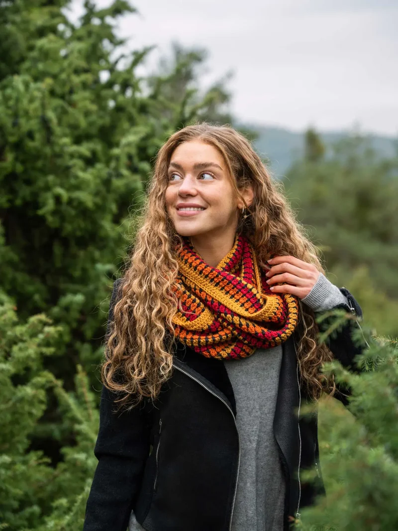 Häkelset Autumn Beanie und Loop