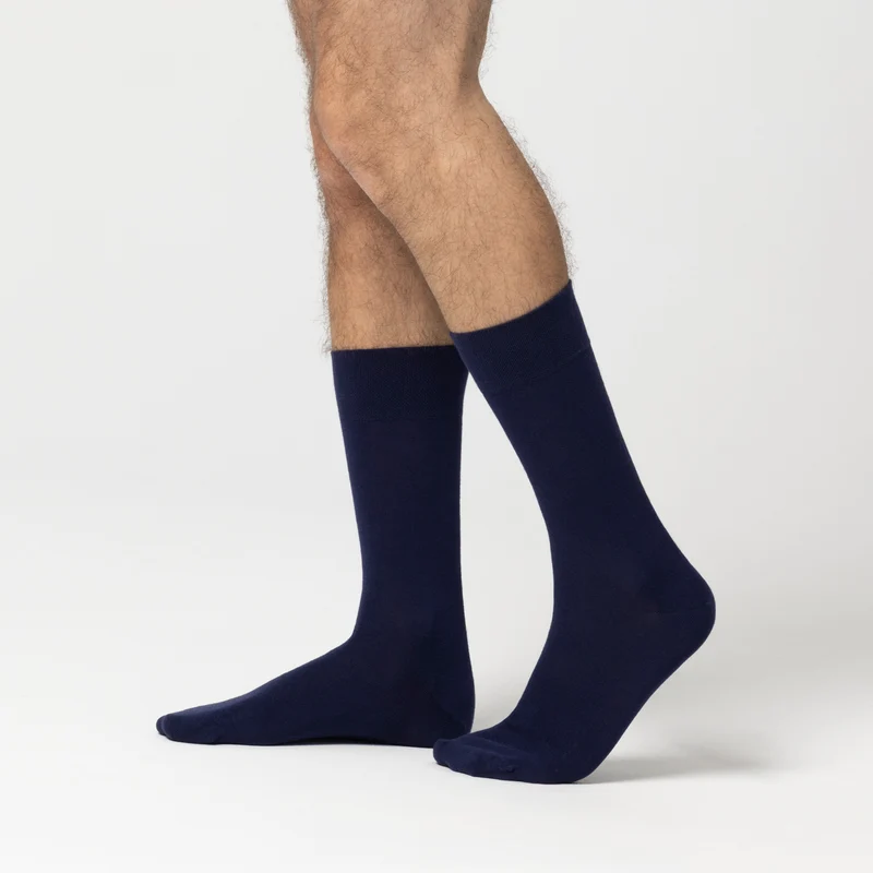 Kaschmir Modal Socken / Blau