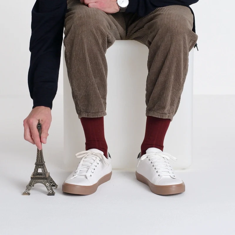 Merino Wollsocken / Bordeaux