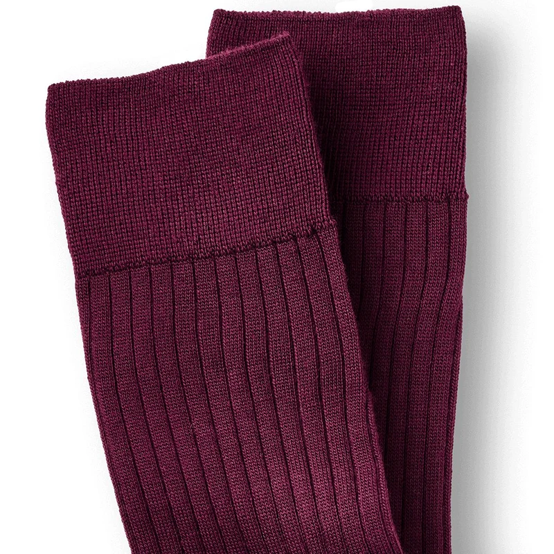 Merino Wollsocken / Bordeaux