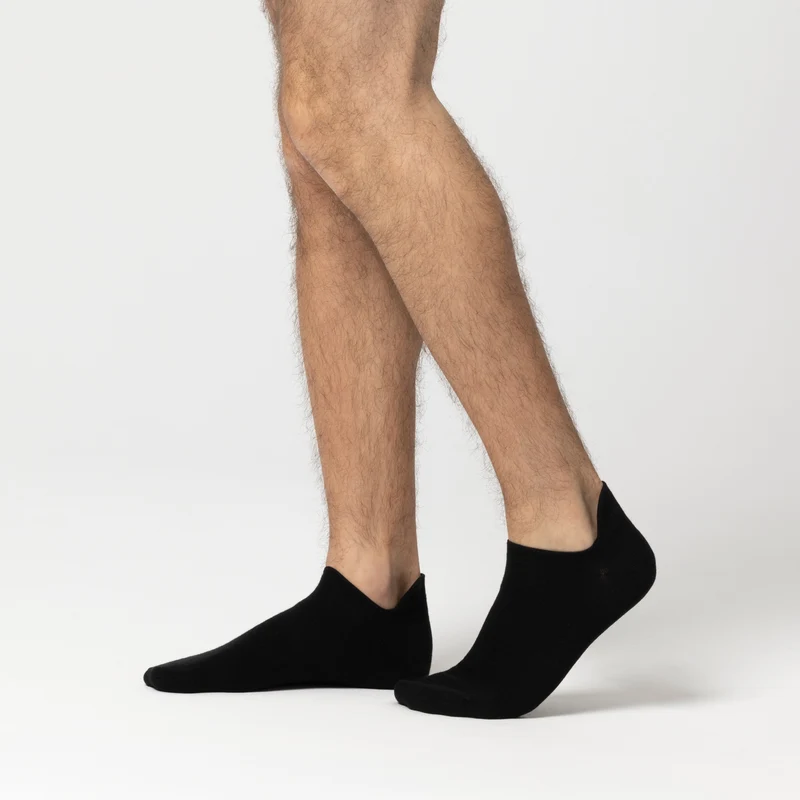 Organic Sneaker Socks / Schwarz