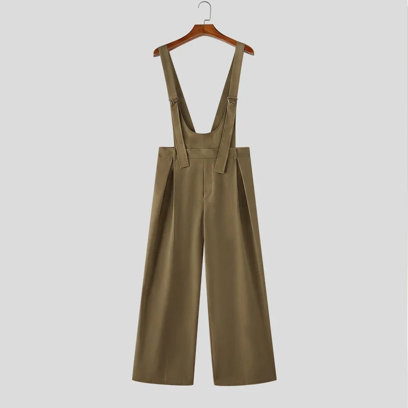 Männer Latzhose Hose Harems Pumphosen Pluderhosen Jogger Overalls Streetwear