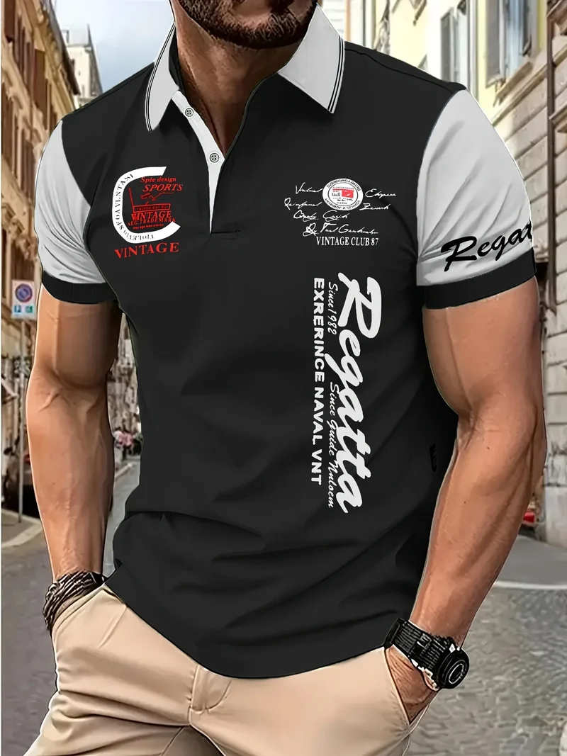 Herren Poloshirt POLO Shirt T-Shirt Kurzarm Hemd Fashion Polohemd Herrenmode Top