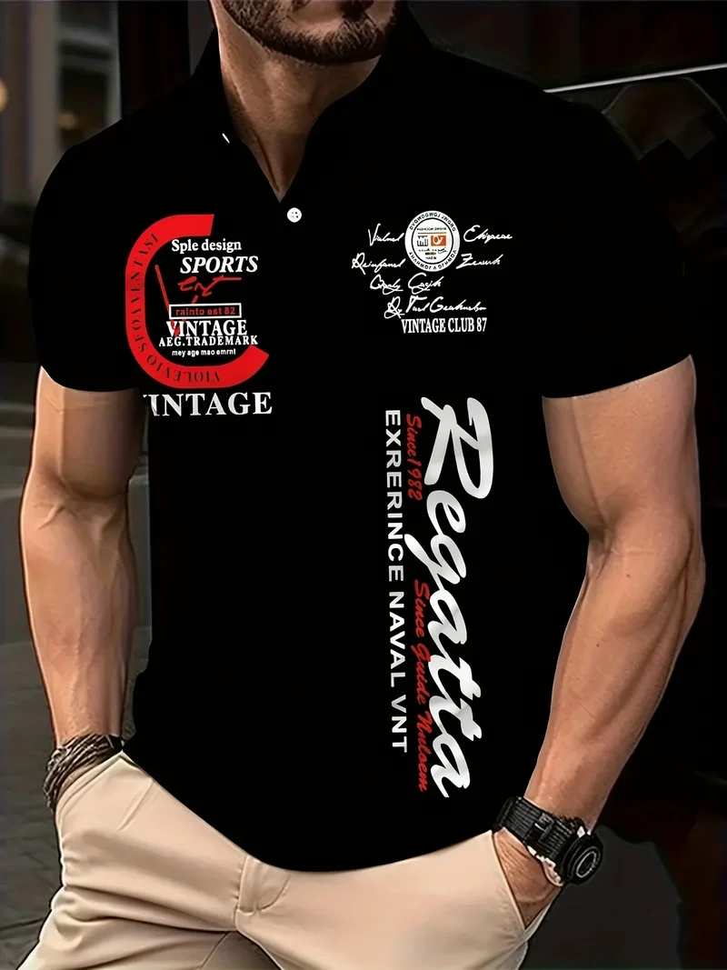 Herren Poloshirt POLO Shirt T-Shirt Kurzarm Hemd Fashion Polohemd Herrenmode Top