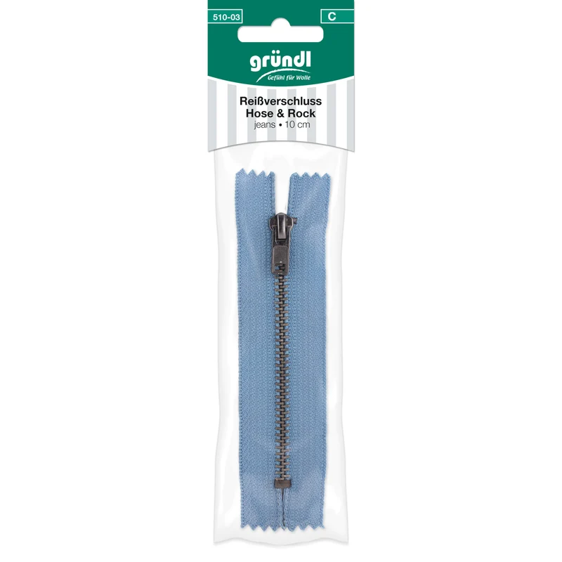 Reißverschluss Hose und Rock, 10 cm