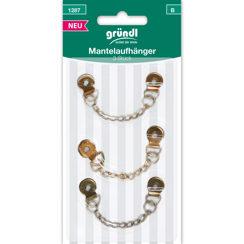 Mantelaufhänger, 3 Stück