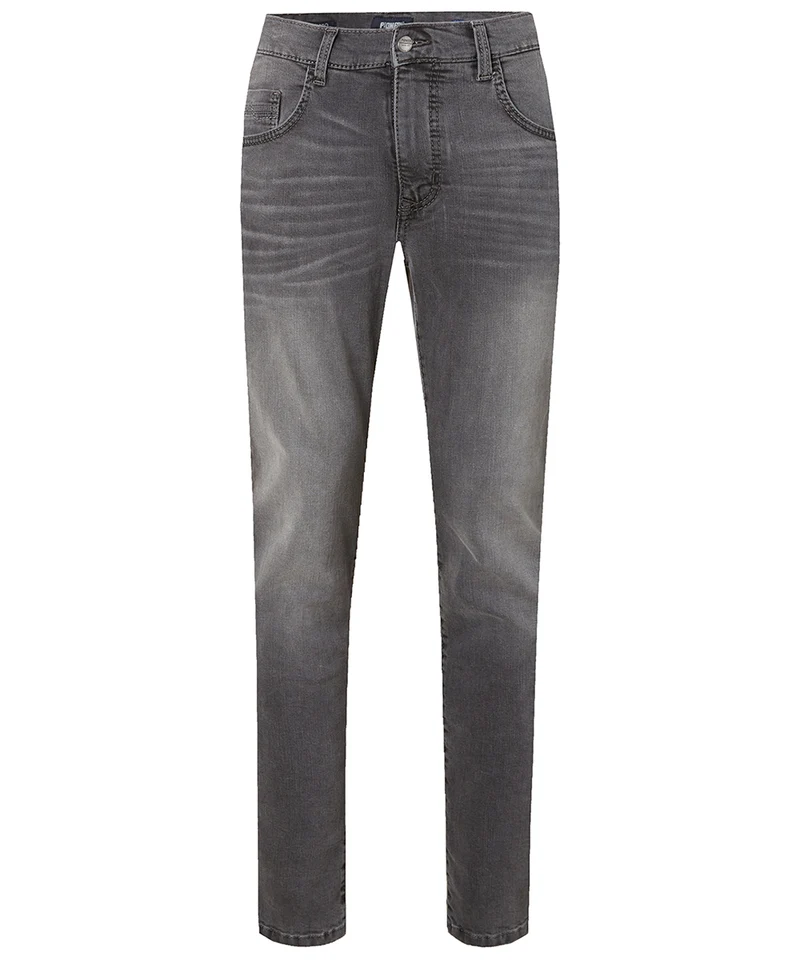 PIONEER - RANDO Herren Jeans, Regular Fit, Mid-Waist, Used Mustache Style