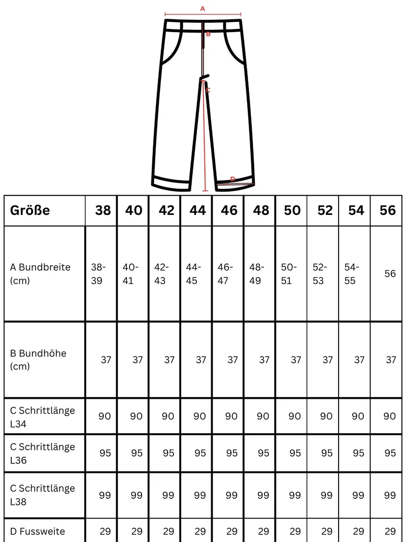 Bogilvy - LIV 2.0. - Damenstoffhose mit weichem Griff, Mid-Waist, Black