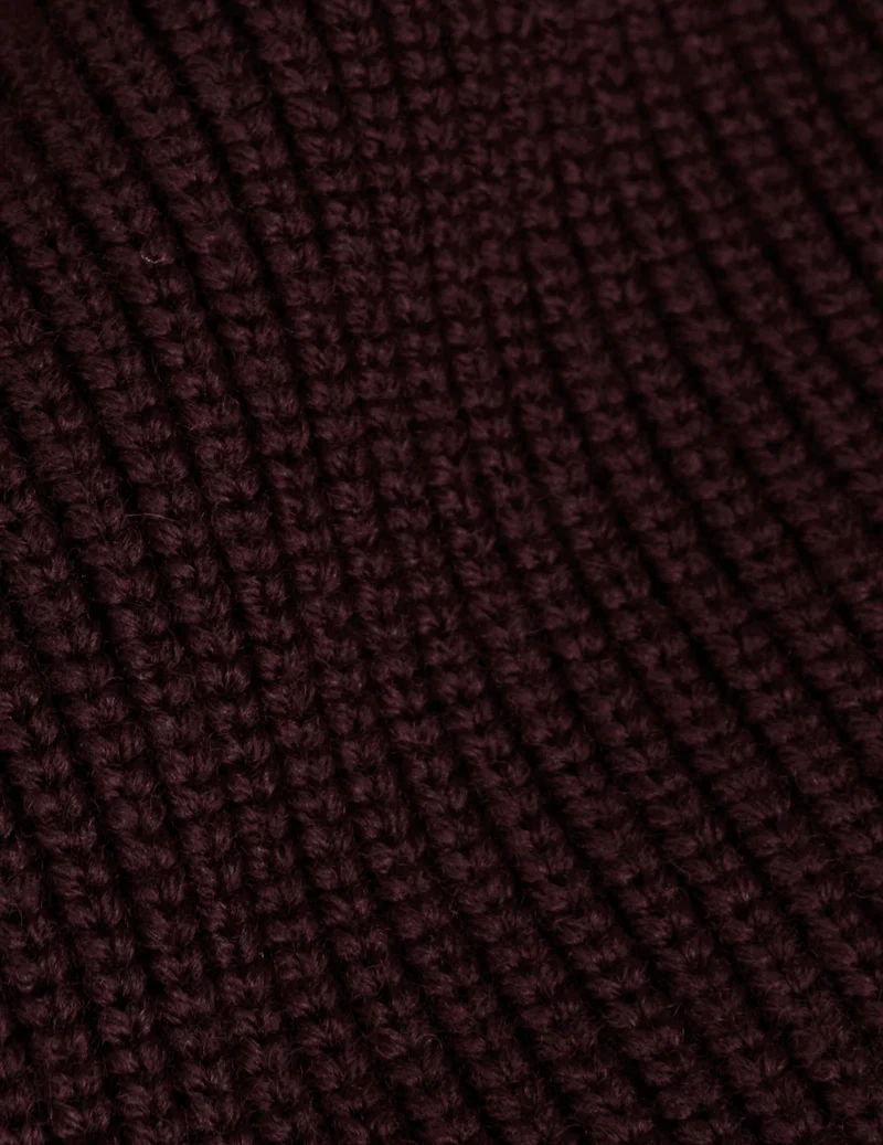 Pull Milo en laine mérinos bordeaux