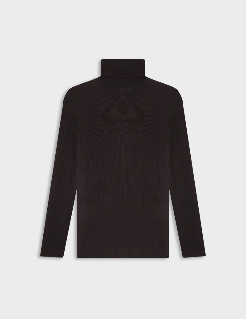 Pull Masha en laine mérinos marron