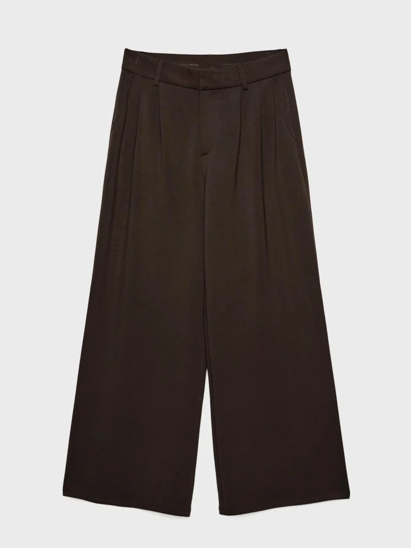 Bogilvy - LIV - Damenstoffhose mit weichem Griff, Mid-Waist, Brown