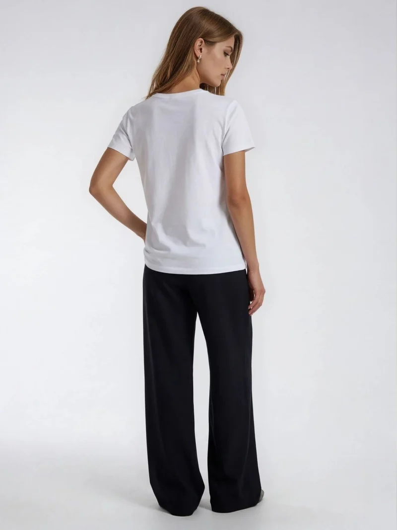 Bogilvy - LIV - Damenstoffhose mit weichem Griff, Mid-Waist, Navy