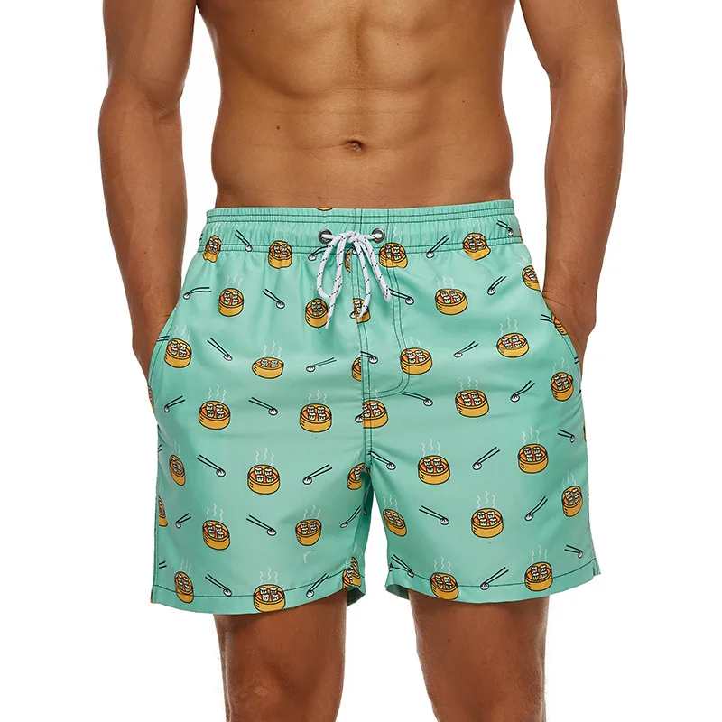Herren Badehose Badeshort Kurze Hose Shorts Schwimmhose 100% Polyester NEU