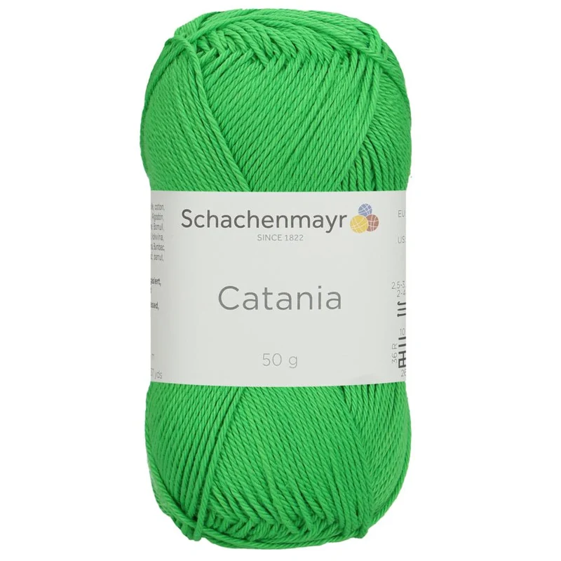 Catania | Baumwolle | 125m/50g | Farbe 445 - Neon Green