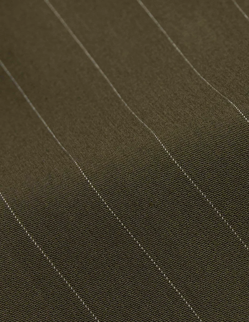 Chemise Pétale rayée kaki