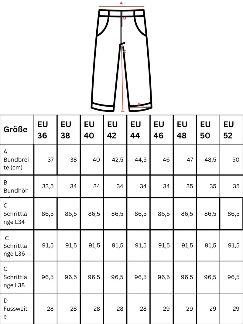 Bogilvy - LIS - Damenstoffhose mit weitem Bein, Mid-Waist, Light Grey