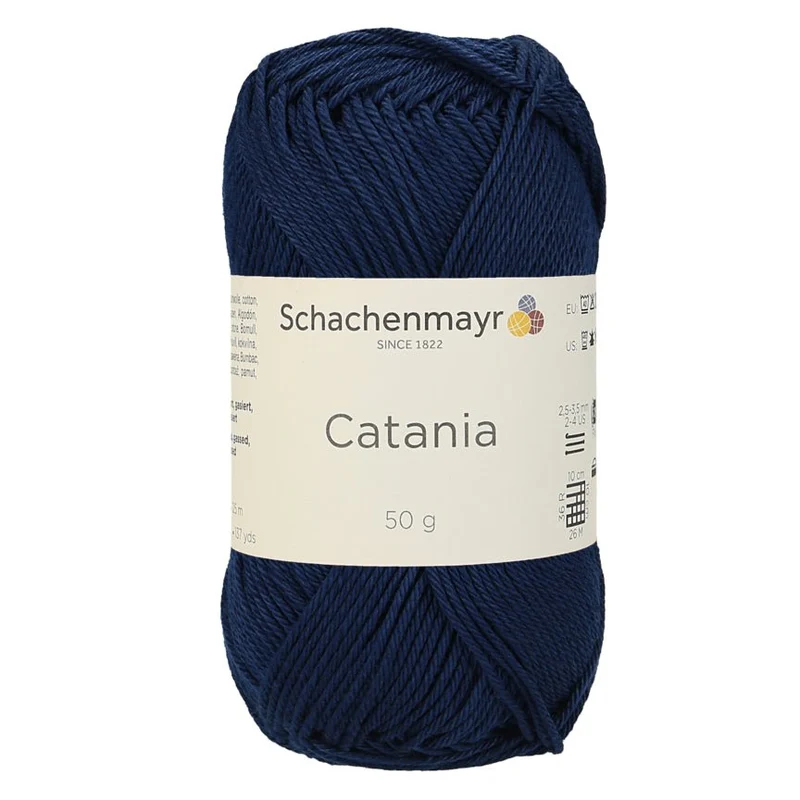Catania | Baumwolle | 125m/50g | Farbe 124 - Marine