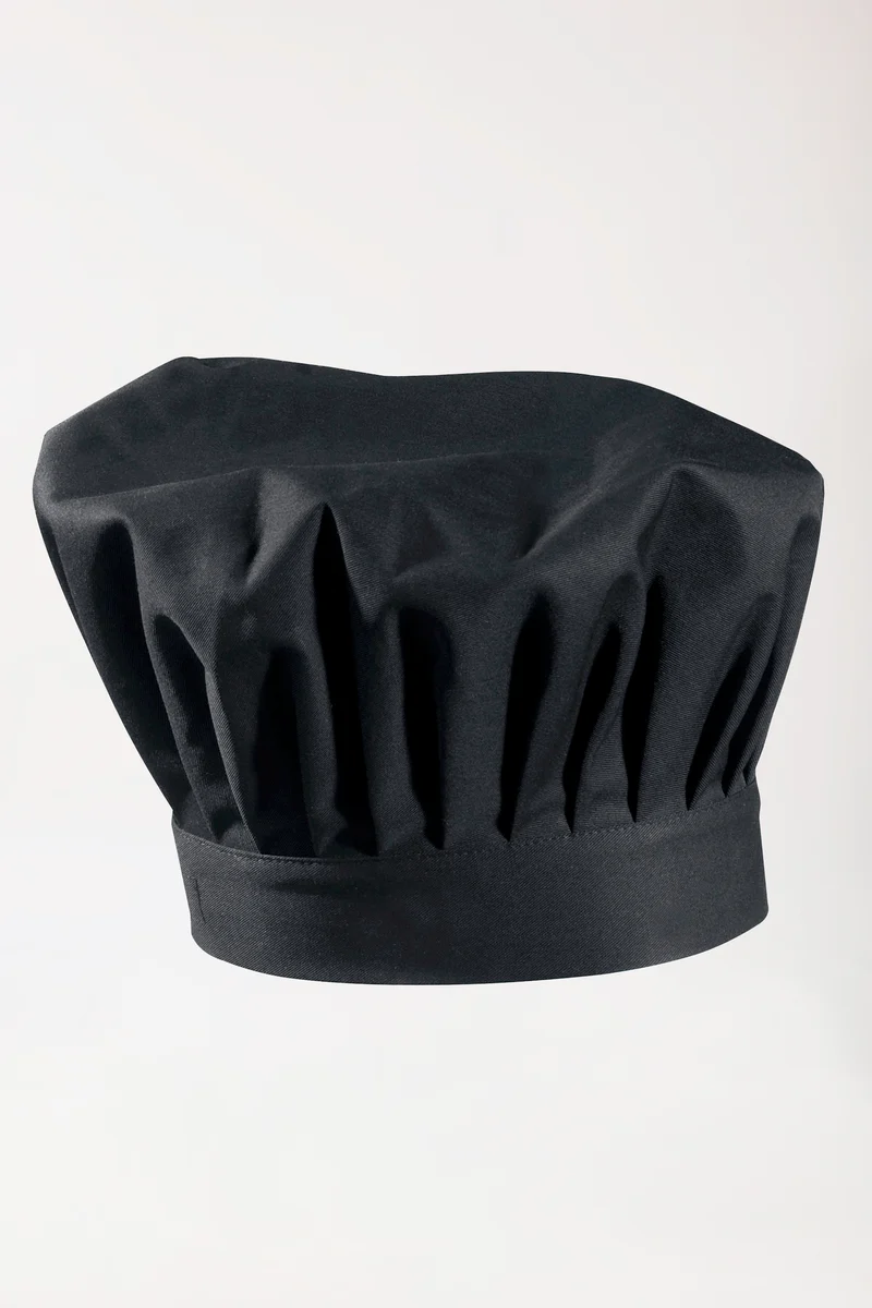Gastro Kochmütze Unisex schwarz