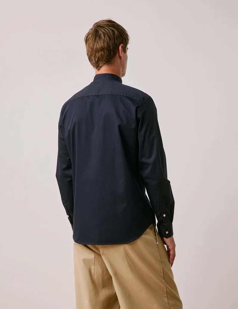 Chemise Mathias bleu marine