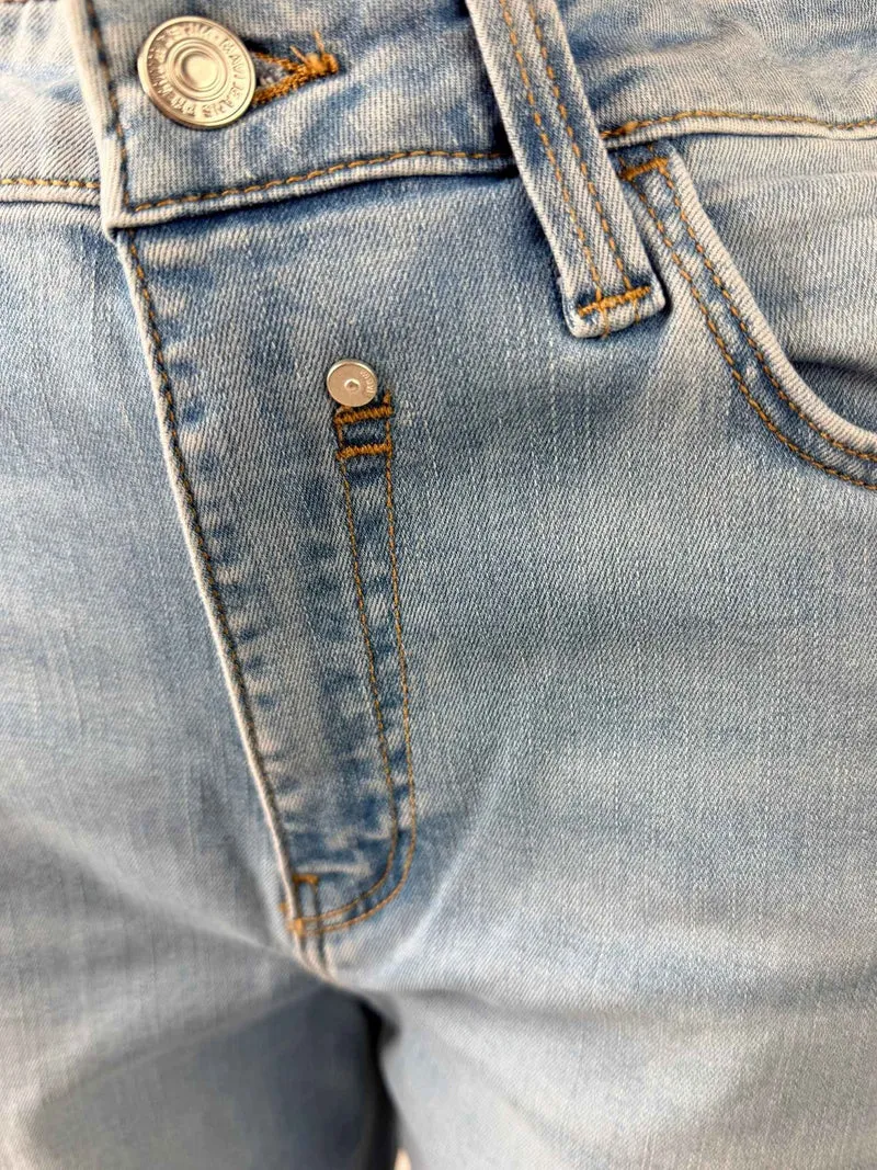 MAVI - MALIBU, High Waist, Loose Wide Leg, Lt Used Str
