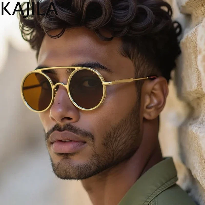 Damen Sonnenbrille Luxus Modische Herren Brille Vintage Pilotenbrille UV400