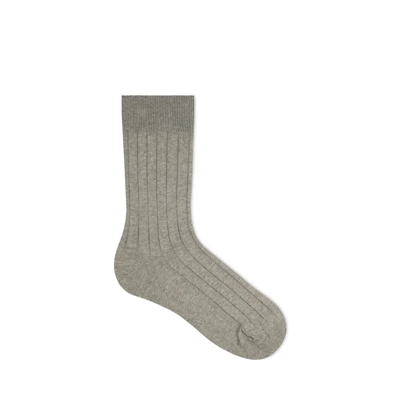 Wadensocken Classic / Grau Melange