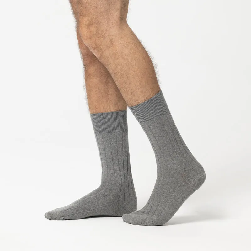 Wadensocken Classic / Grau Melange