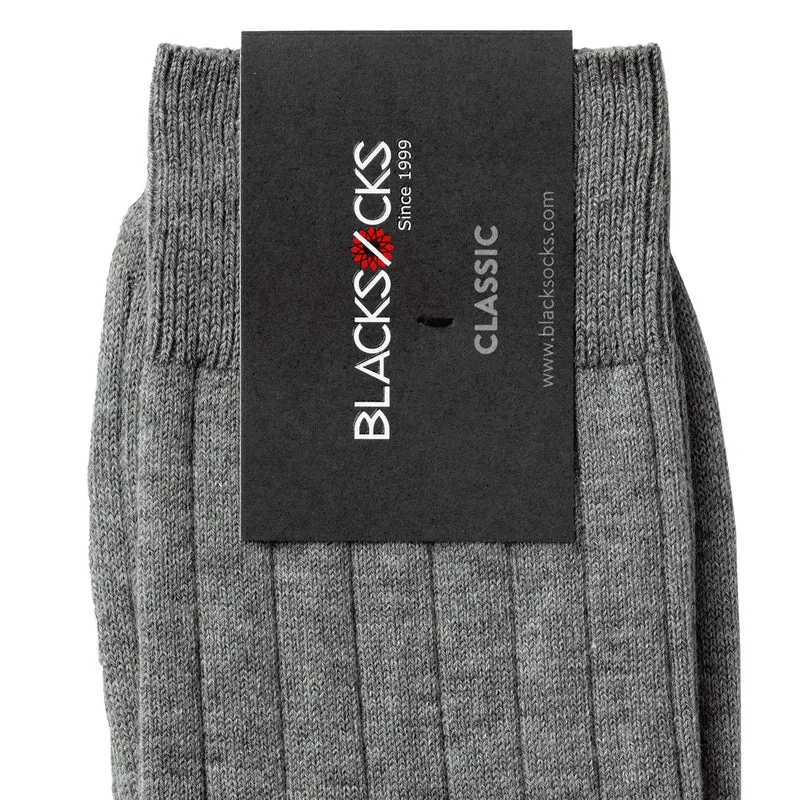 Wadensocken Classic / Grau Melange