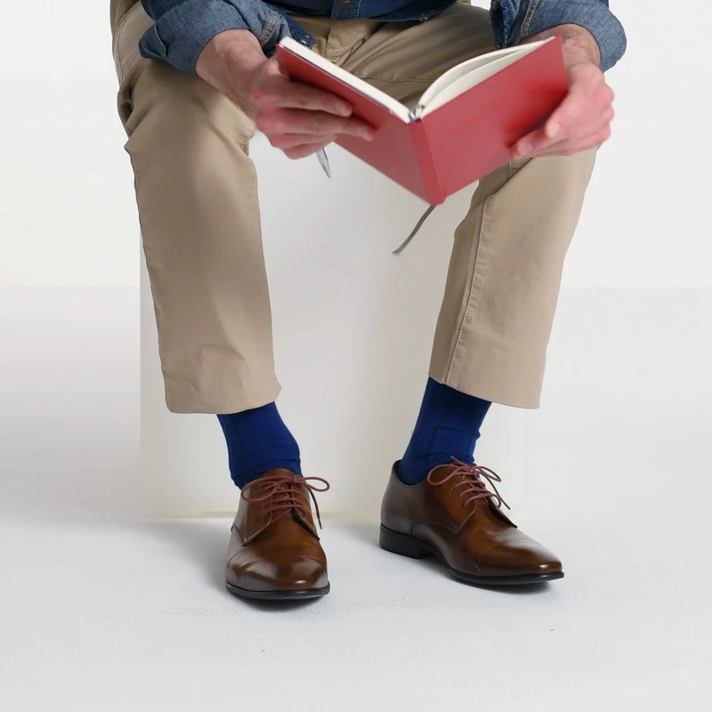 Wadensocken Classic / Royal Blue