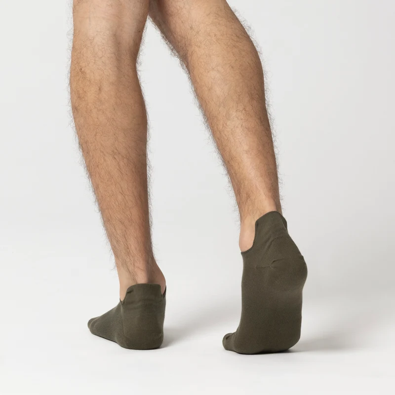 Organic Sneaker Socks / Khaki