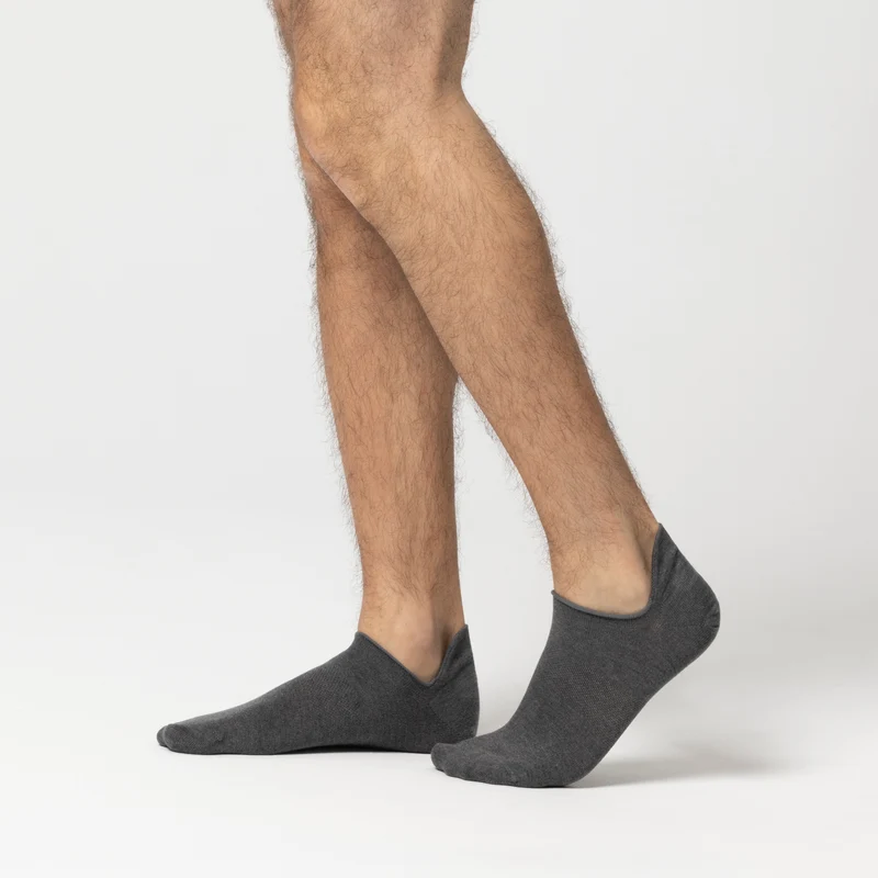 Organic Sneaker Socks / Grau