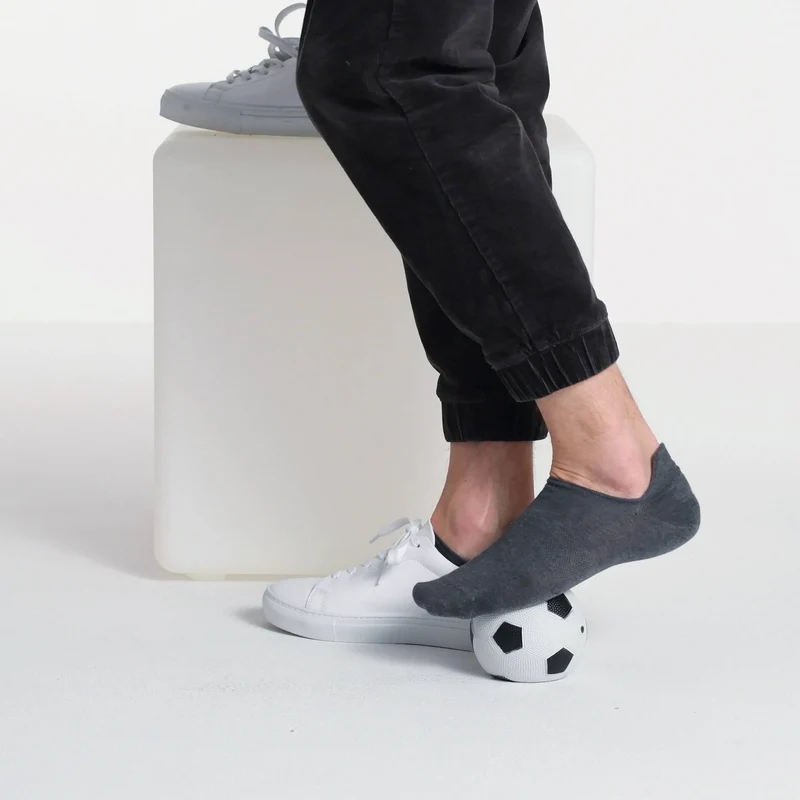 Organic Sneaker Socks / Grau