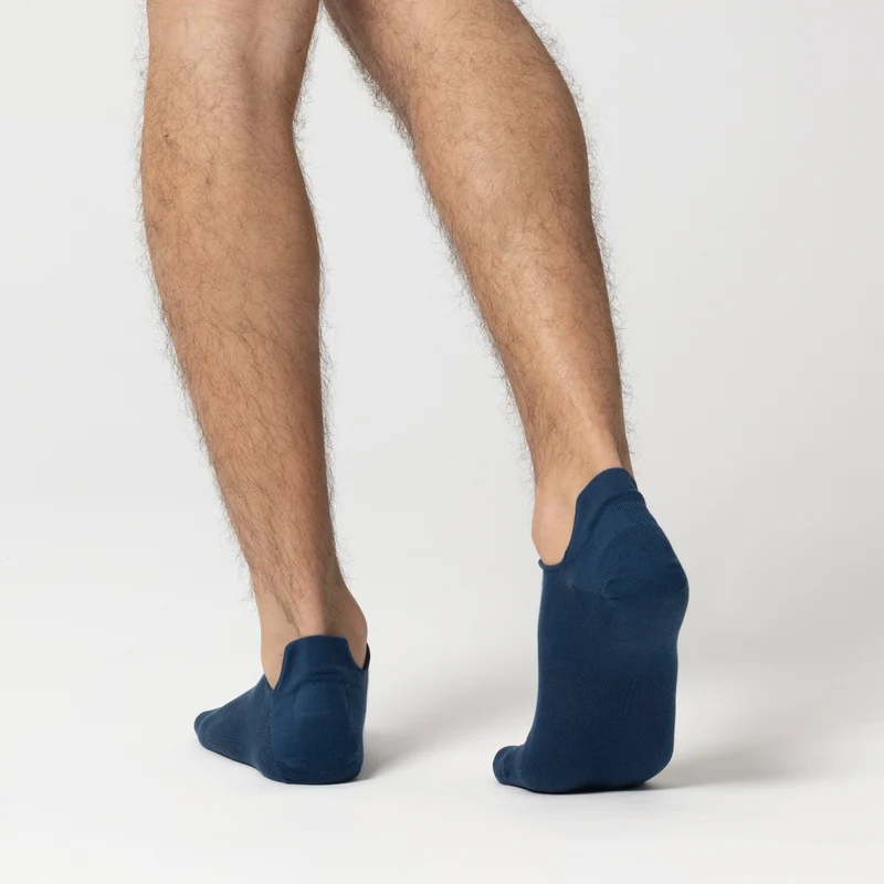 Organic Sneaker Socks / Blau