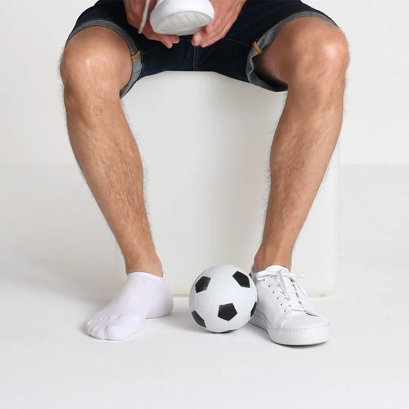 Shorty Sneaker Socken / Weiss