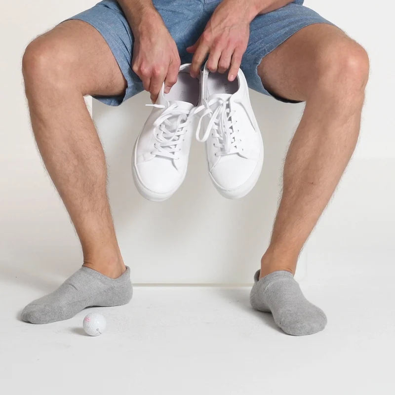 Shorty Sneaker Socken / Grau