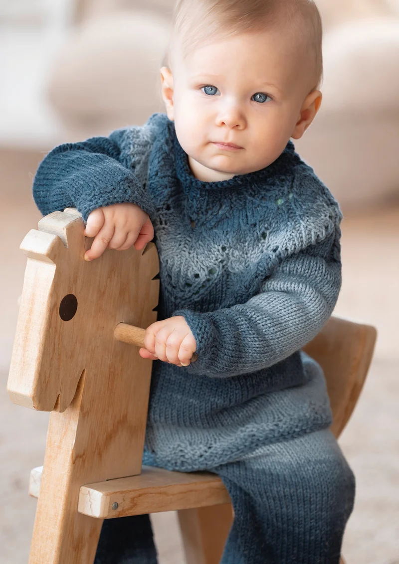 Babypullover Tröpfchen