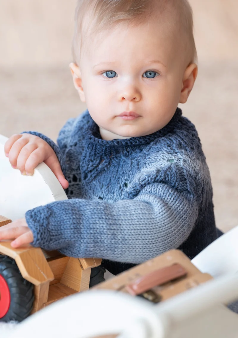 Babypullover Tröpfchen