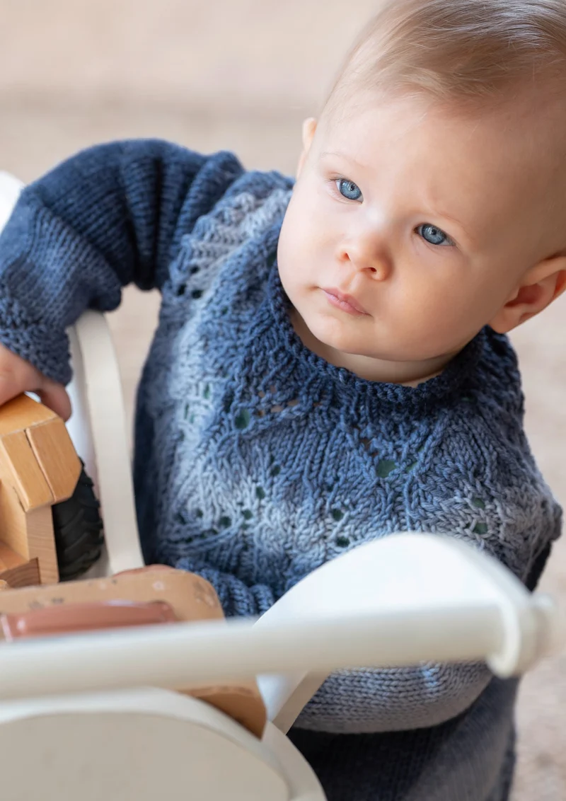 Babypullover Tröpfchen