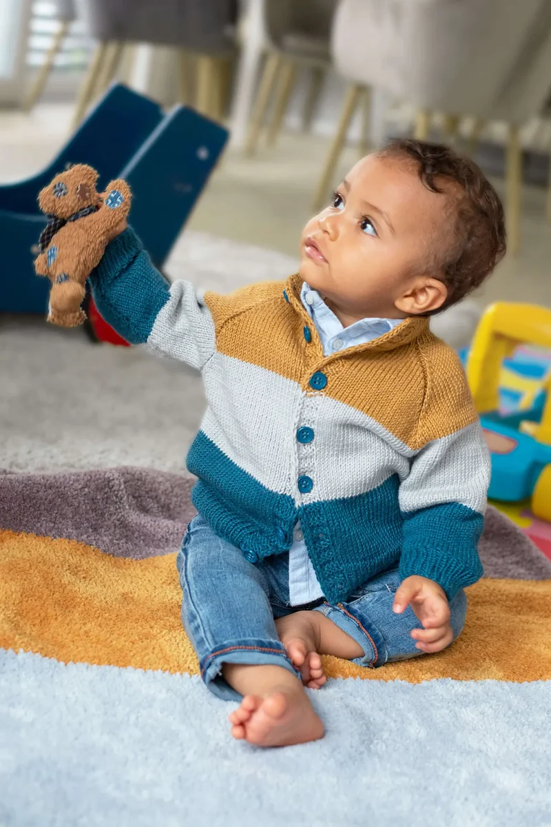 Strickset Baby-Strickjacke