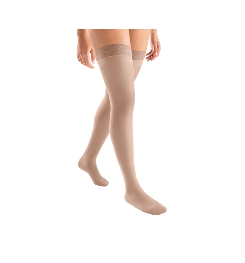 JOBST® ACTIVA Sheer Thigh High 20-30 mmHg w/ Silicone Lace Band