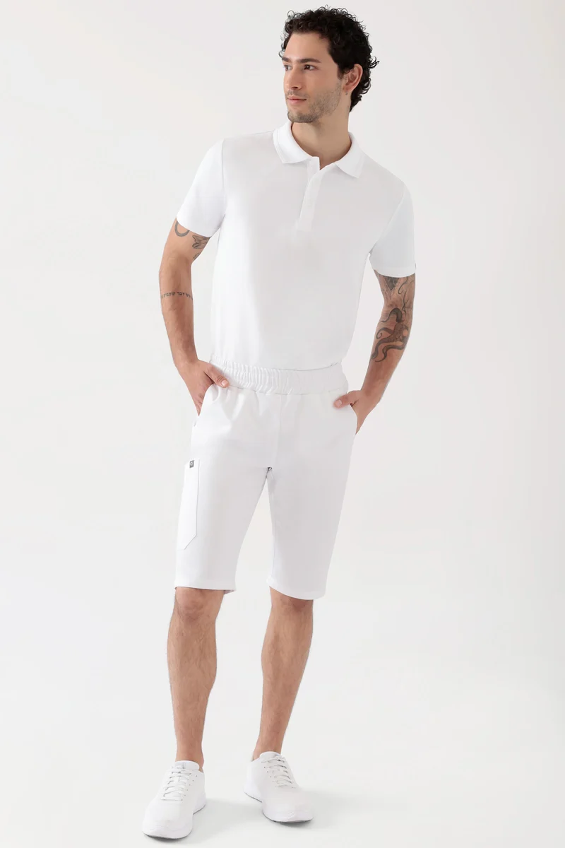 COMFY FLEX Stretch Hose Unisex - Bermuda weiß
